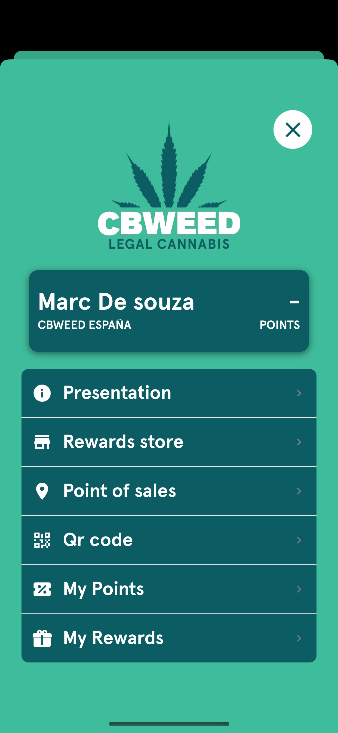 CBWeed app screenshot